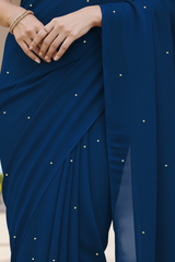 Shades of Blue Sequins Spread