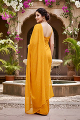 Shades of Yellow Sequins Spread