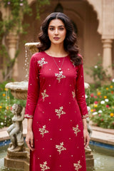 Gulmohar Twig Kurta