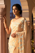 Kumudini Vine Border Saree