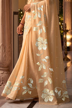 Kumudini Vine Border Saree