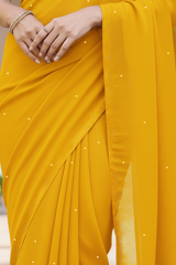 Shades of Yellow Sequins Spread