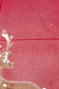 Video of Artisan making Red Caribou Golden Sequins Motif saree by Umaid Couture
