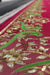 Video of Artisan making pretty parrot Aari-Zardosi handwork fuchsia saree by Umaid Couture